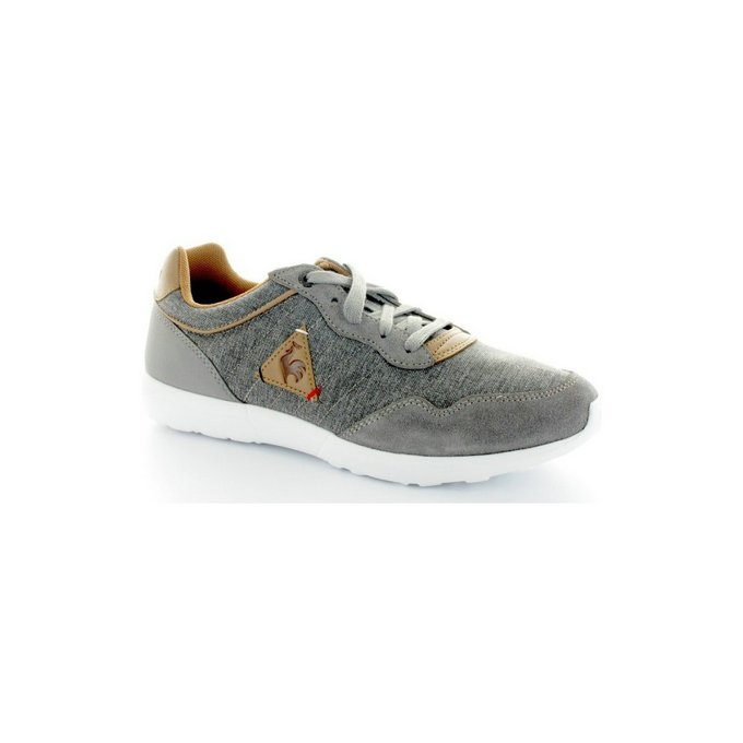 Le Coq Sportif Basket Dynacomf Cft Tones/Suede Grise - Chaussures Baskets Basses Homme